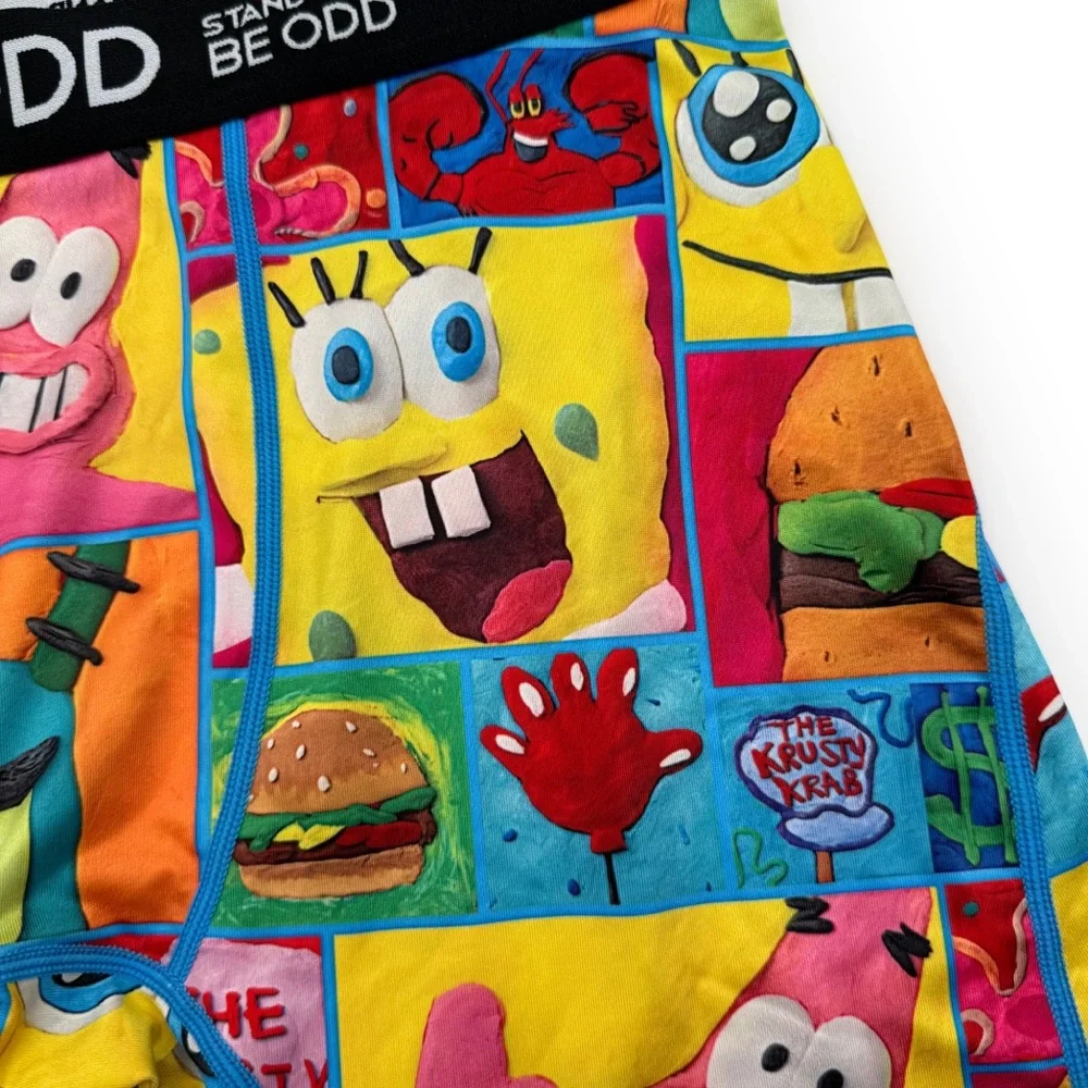 Odd Sox SpongeBob SquarePants Boxer Briefs Mens Size Large Underwear Nickelodeon